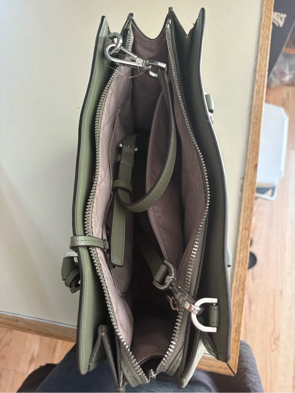 Michael Kors structured satchel